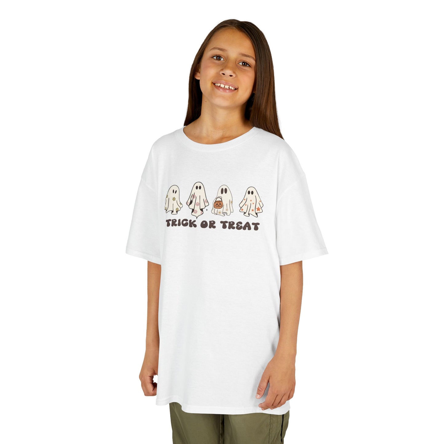 Trick Or Treat Kids Heavy Cotton T-Shirt