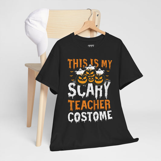 This Is My Scary Teacher Costume Unisex Heavy Cotton T-Shirt