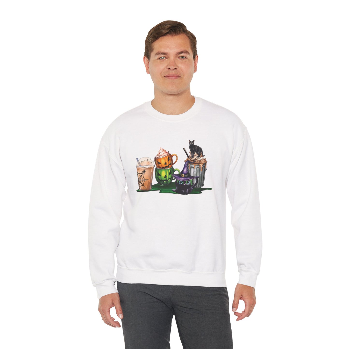 Cauldron Coffee Crew Unisex Heavy Blend Crewneck Sweatshirt
