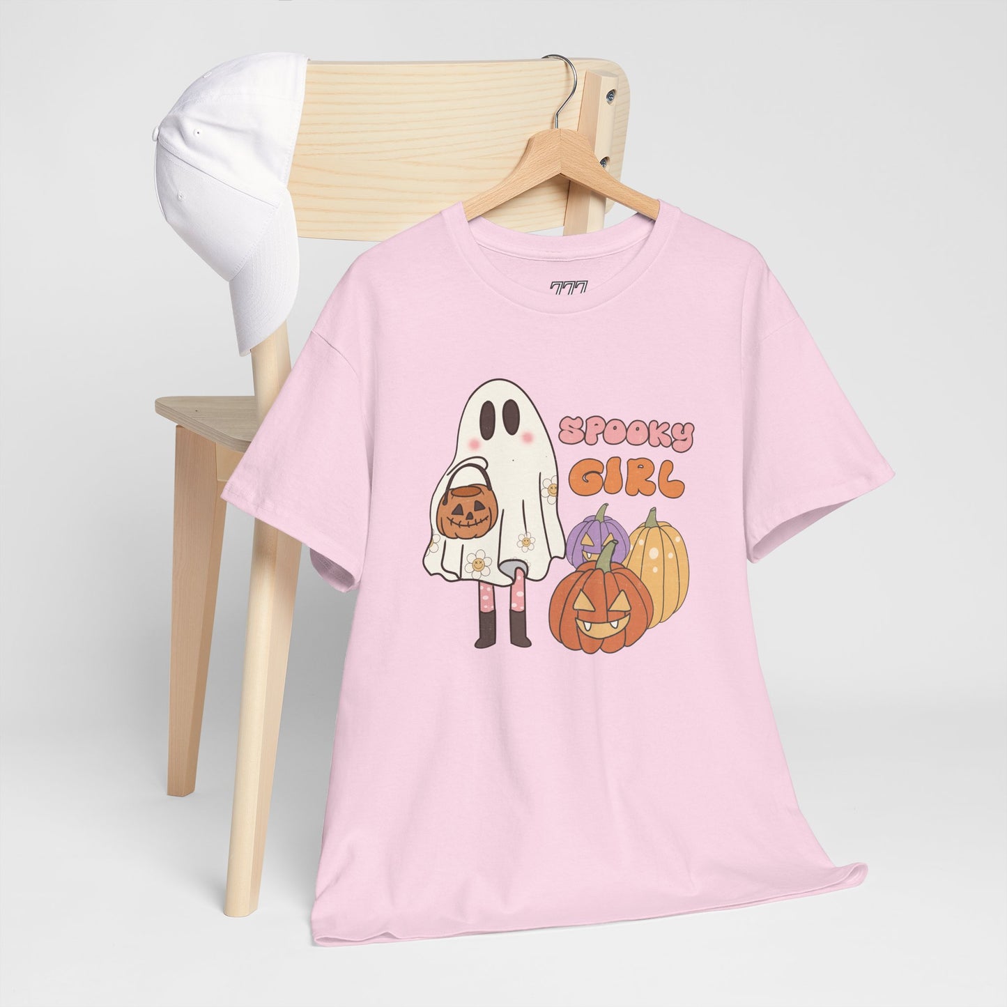 Spooky Girl Women's Heavy Cotton T-Shirt