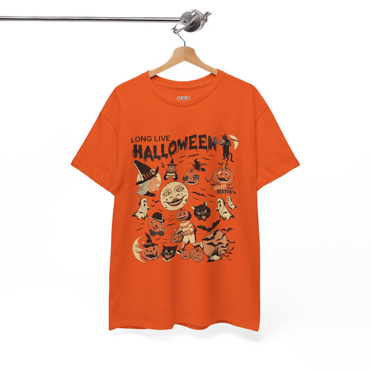 Long Live Halloween Unisex Heavy Cotton T-Shirt