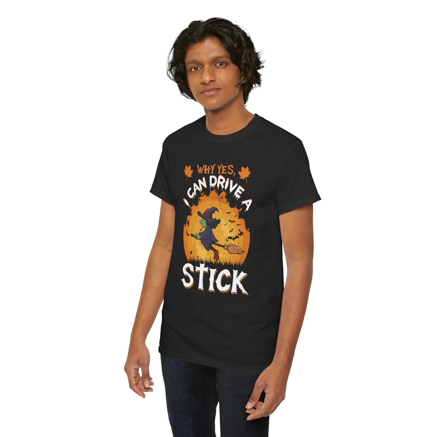 Why Yes, I Can Ride A Stick Women's Heavy Cotton T-Shirt