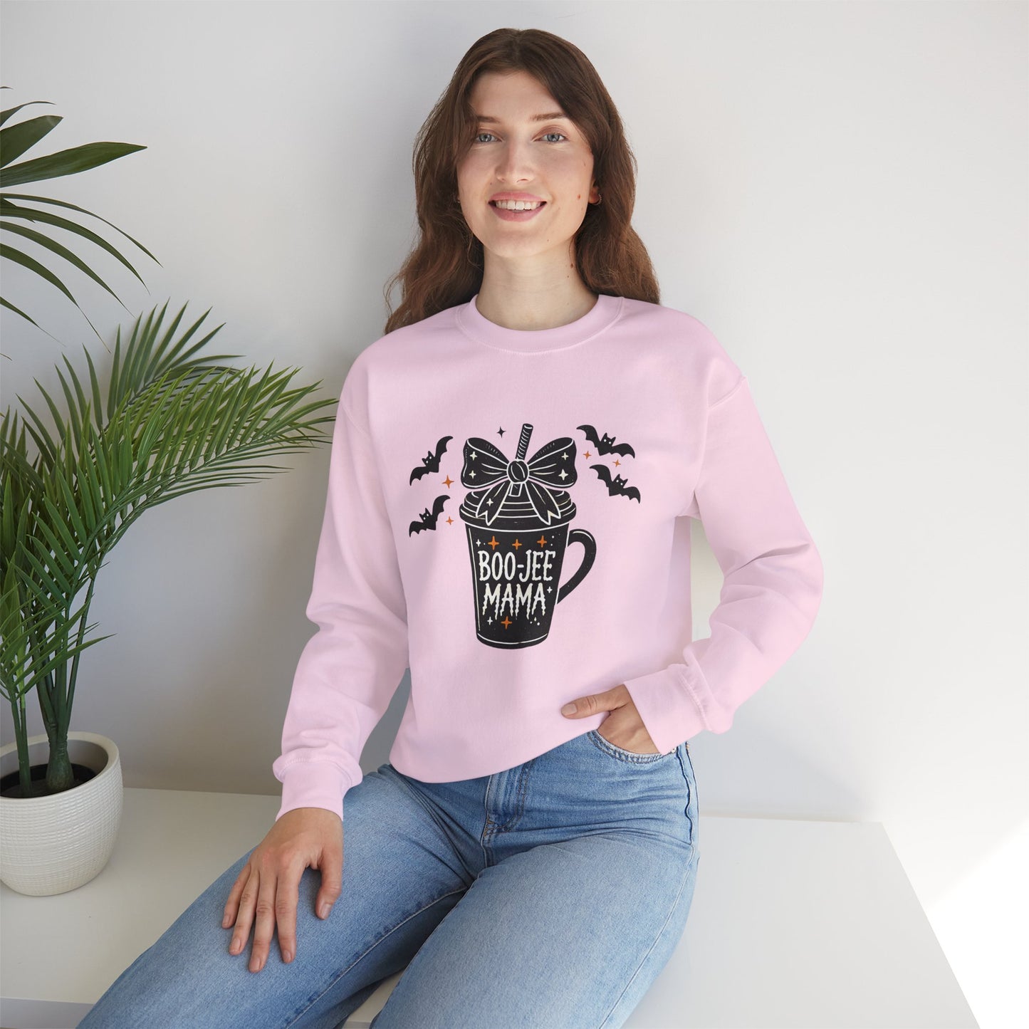 Boo-Jee Mama Women's Heavy Blend Crewneck Sweatshirt