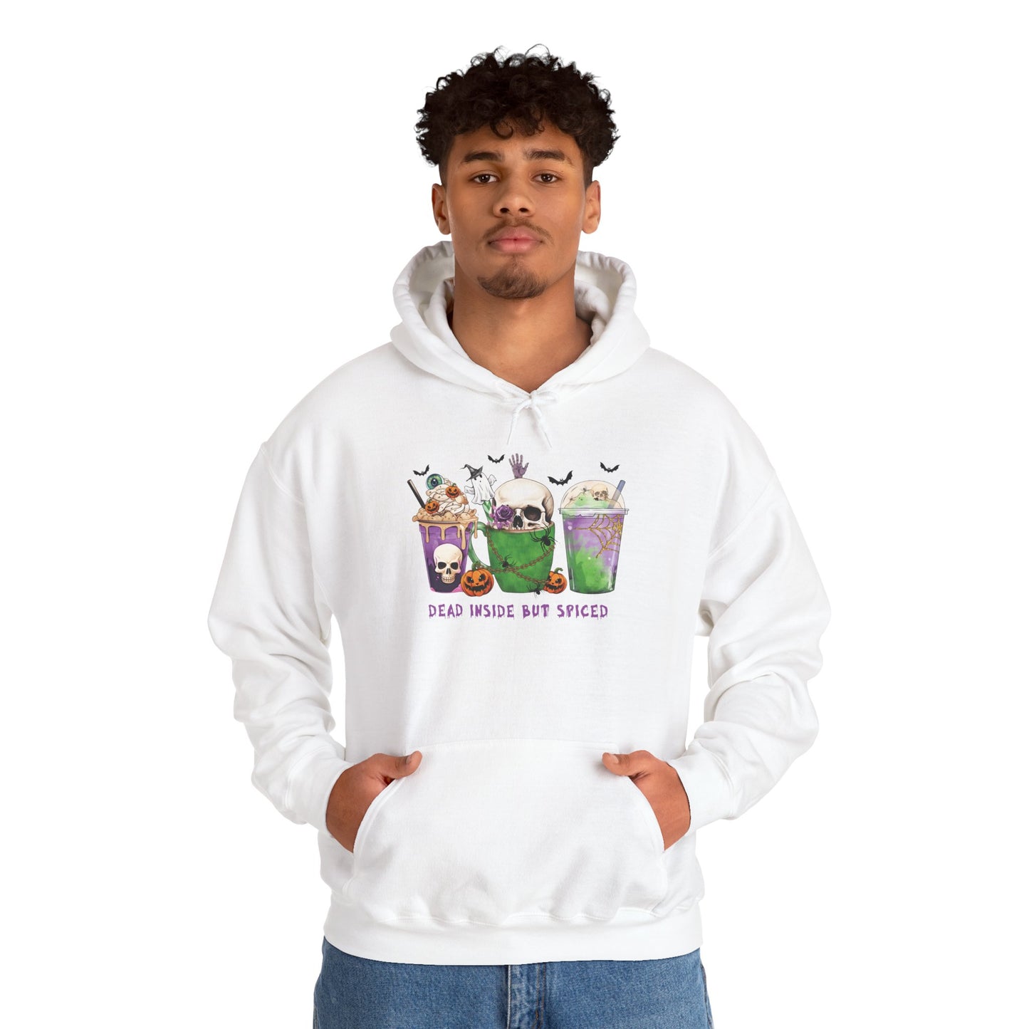 Dead Inside But Spiced II Unisex Heavy Blend Hoodie