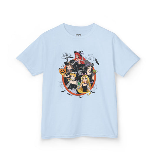 Princess Halloween-Themed Kids Heavy Cotton T-Shirt