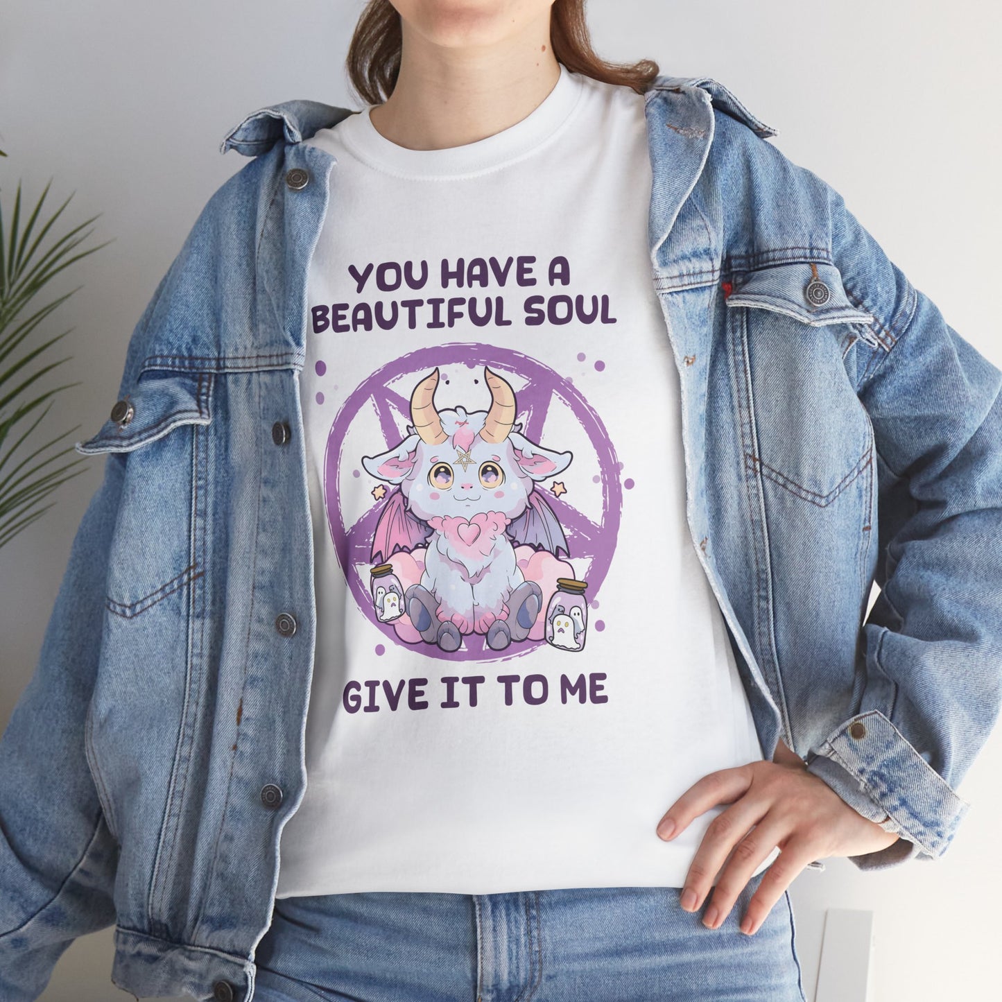 You Have Beautiful Soul, Give It To Me Women's Heavy Cotton T-Shirt
