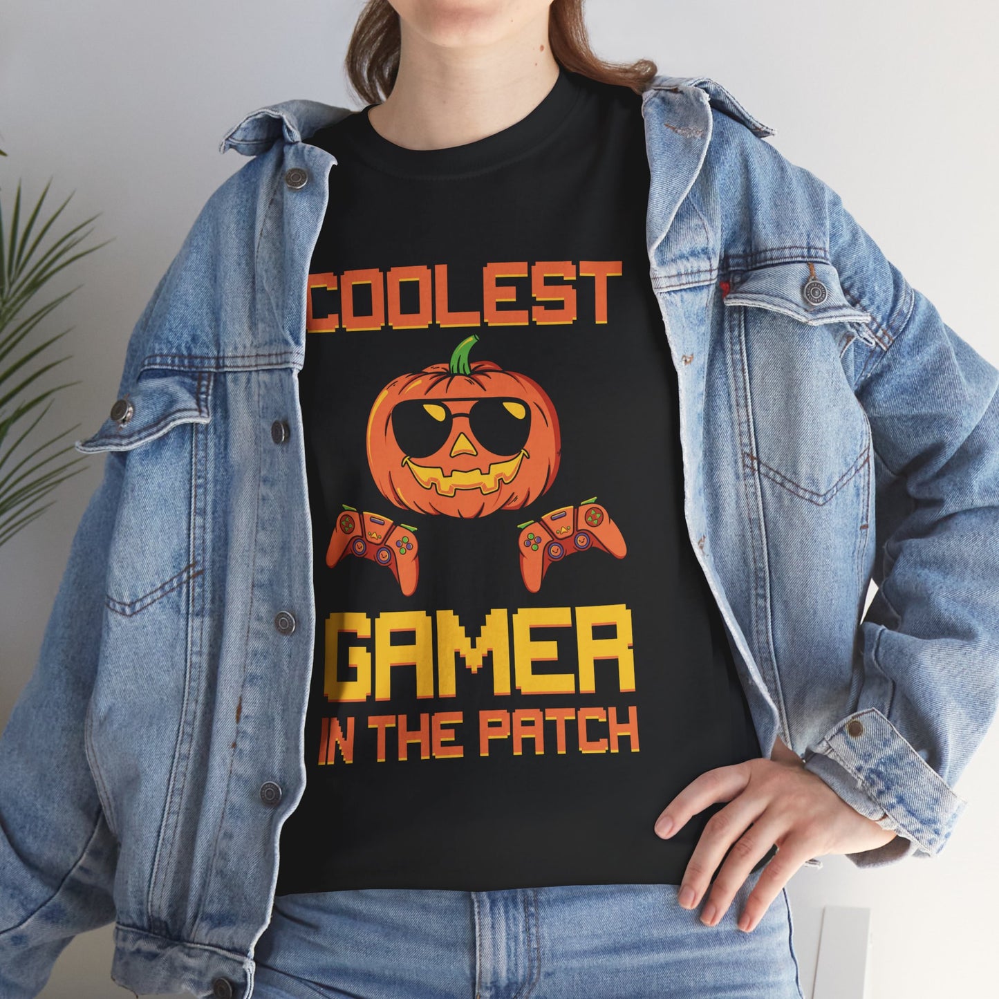 Coolest Gamer In The Patch Unisex Heavy Cotton T-Shirt