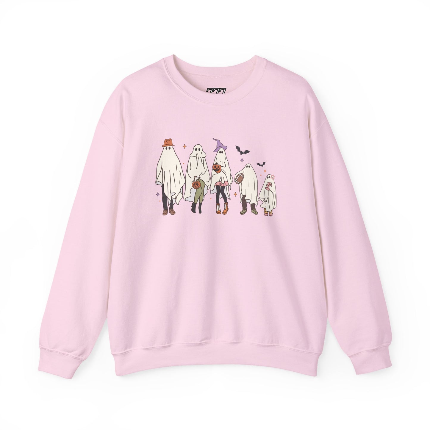Ghost Family Unisex Heavy Blend Crewneck Sweatshirt