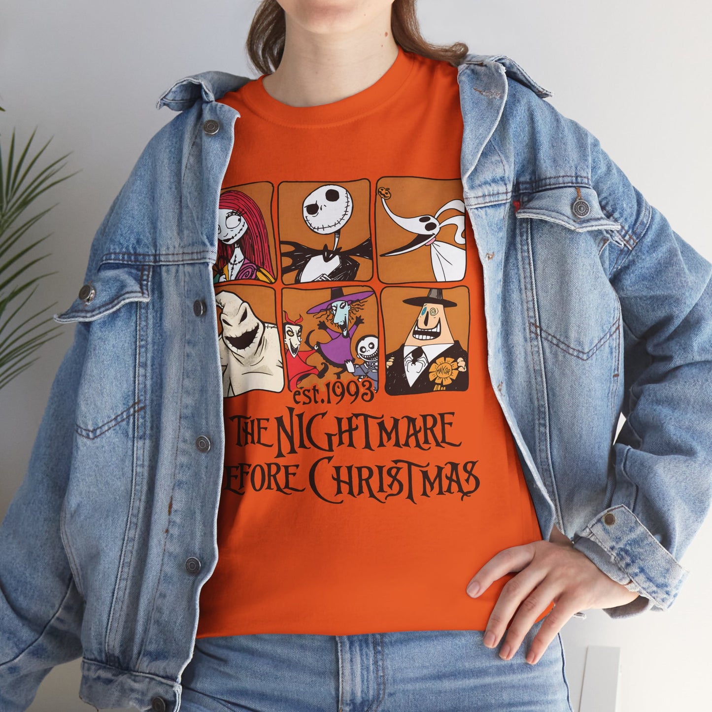 The Nightmare Before Christmas Unisex Heavy Cotton T-Shirt