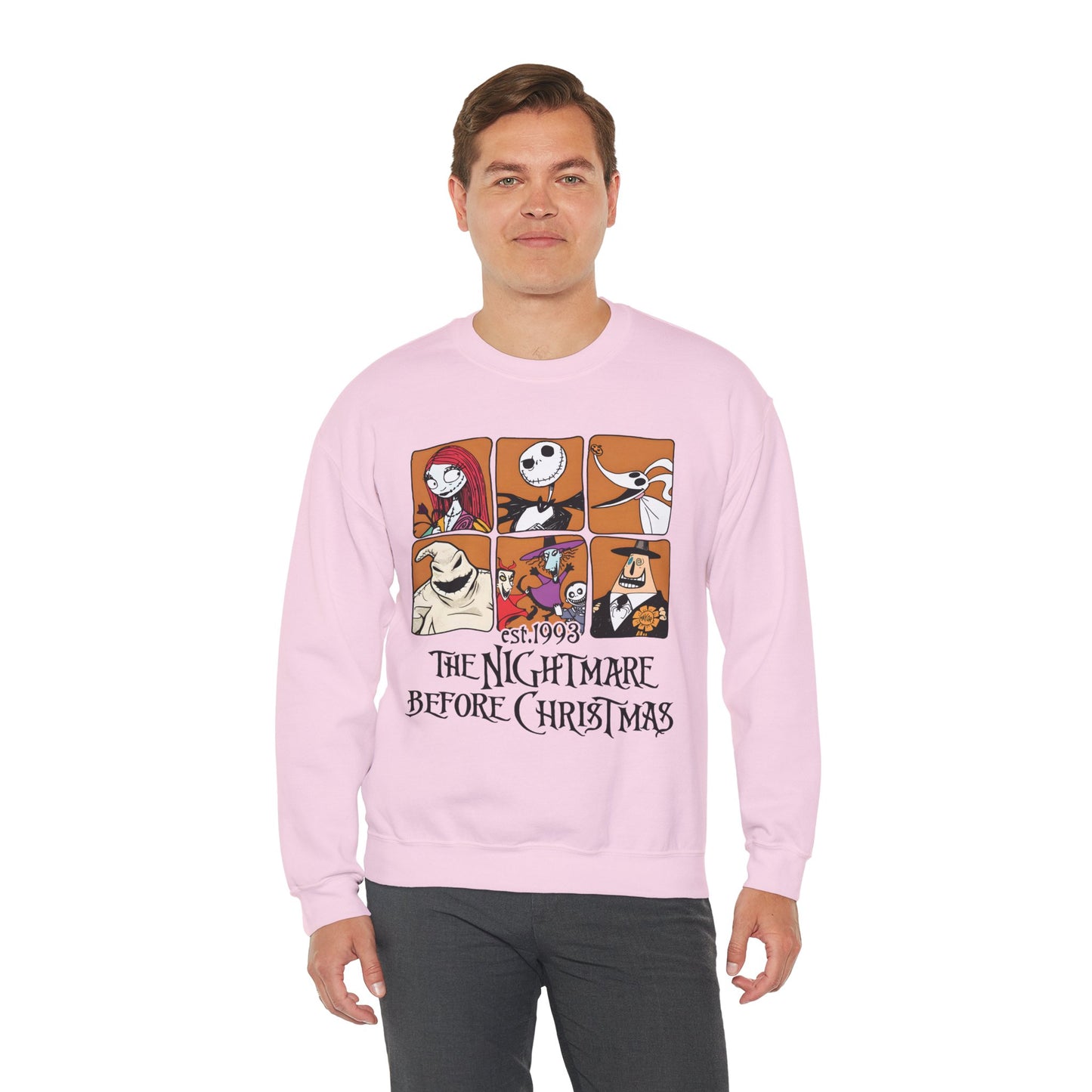 The Nightmare Before Christmas Unisex Heavy Blend Crewneck Sweatshirt