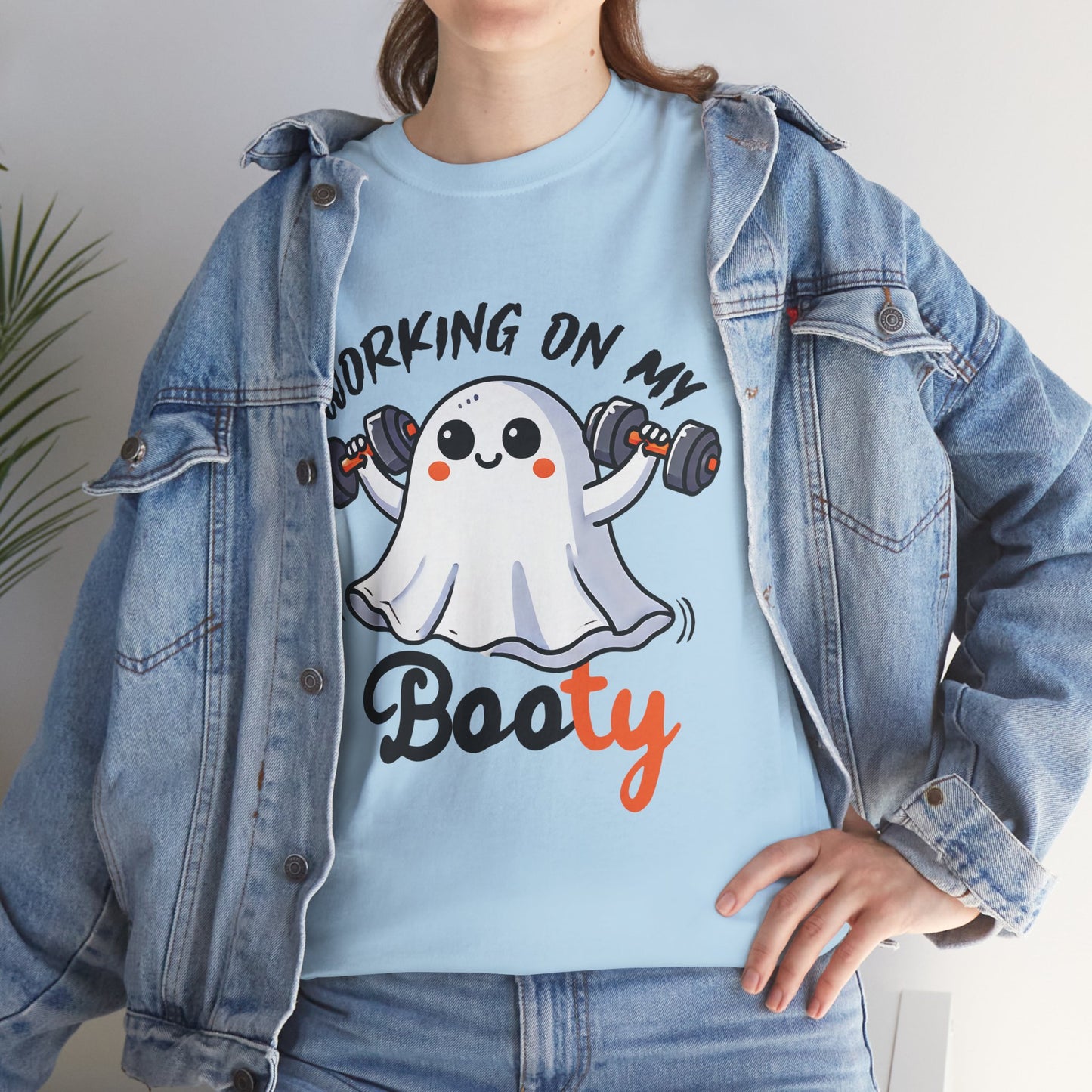 Working On My Booty Women's Heavy Cotton T-Shirt