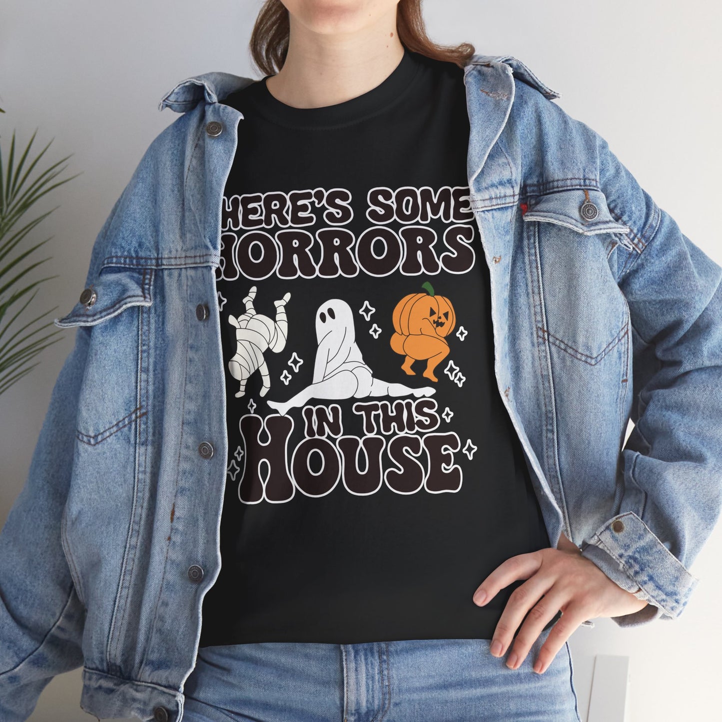 There's Some Horrors In This House Unisex Heavy Cotton T-Shirt