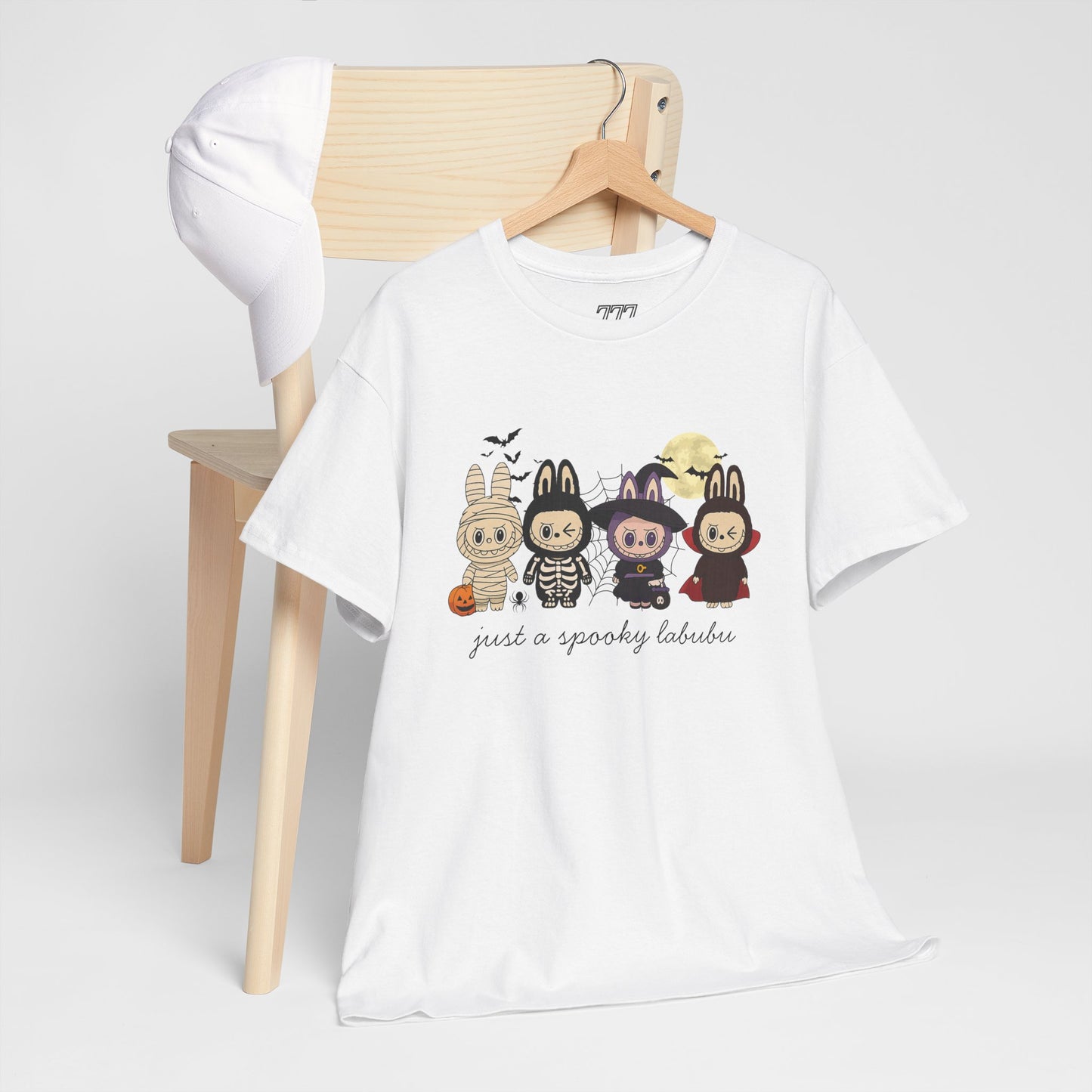 Just A Spooky Labubu Women's Heavy Cotton T-Shirt