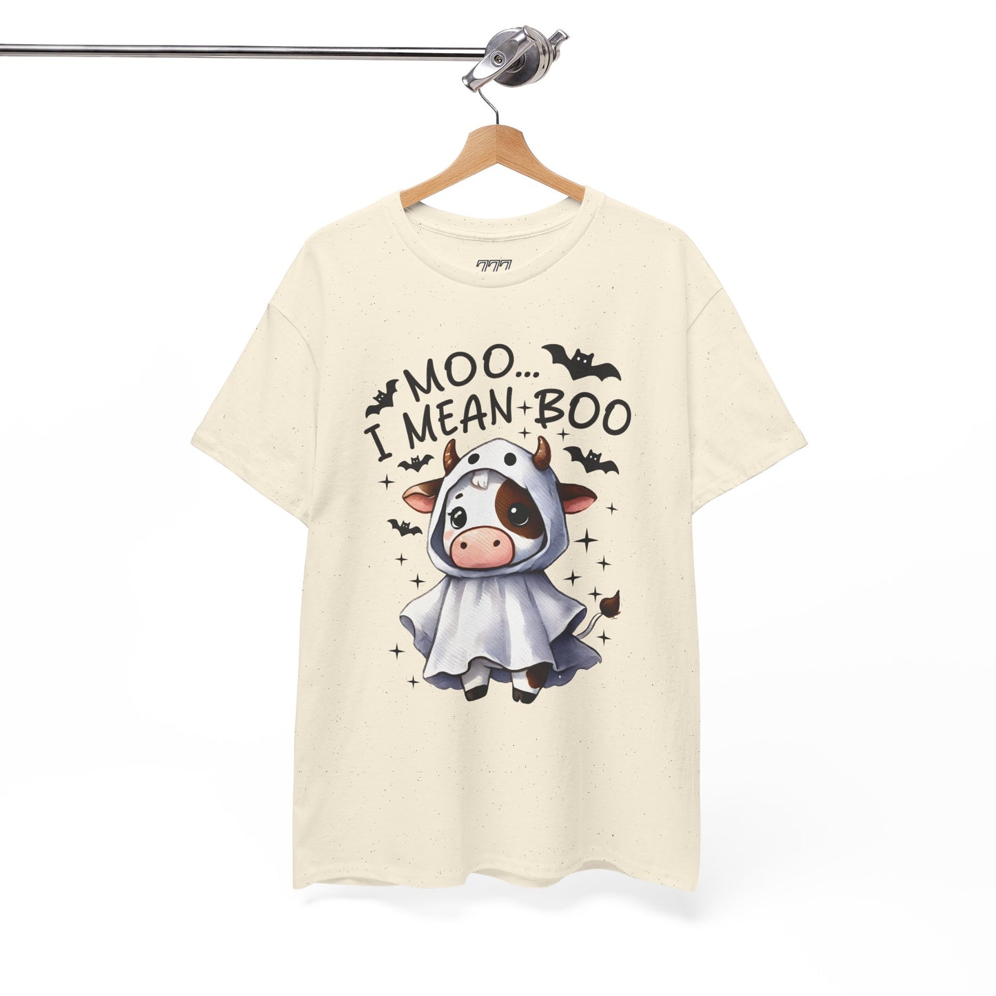 MOO...I Mean-BOO Unisex Heavy Cotton T-Shirt