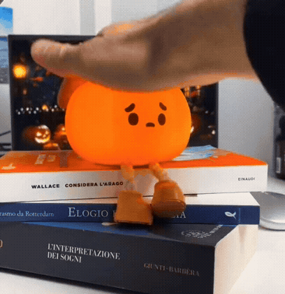 Sad Pumpkin Night Light