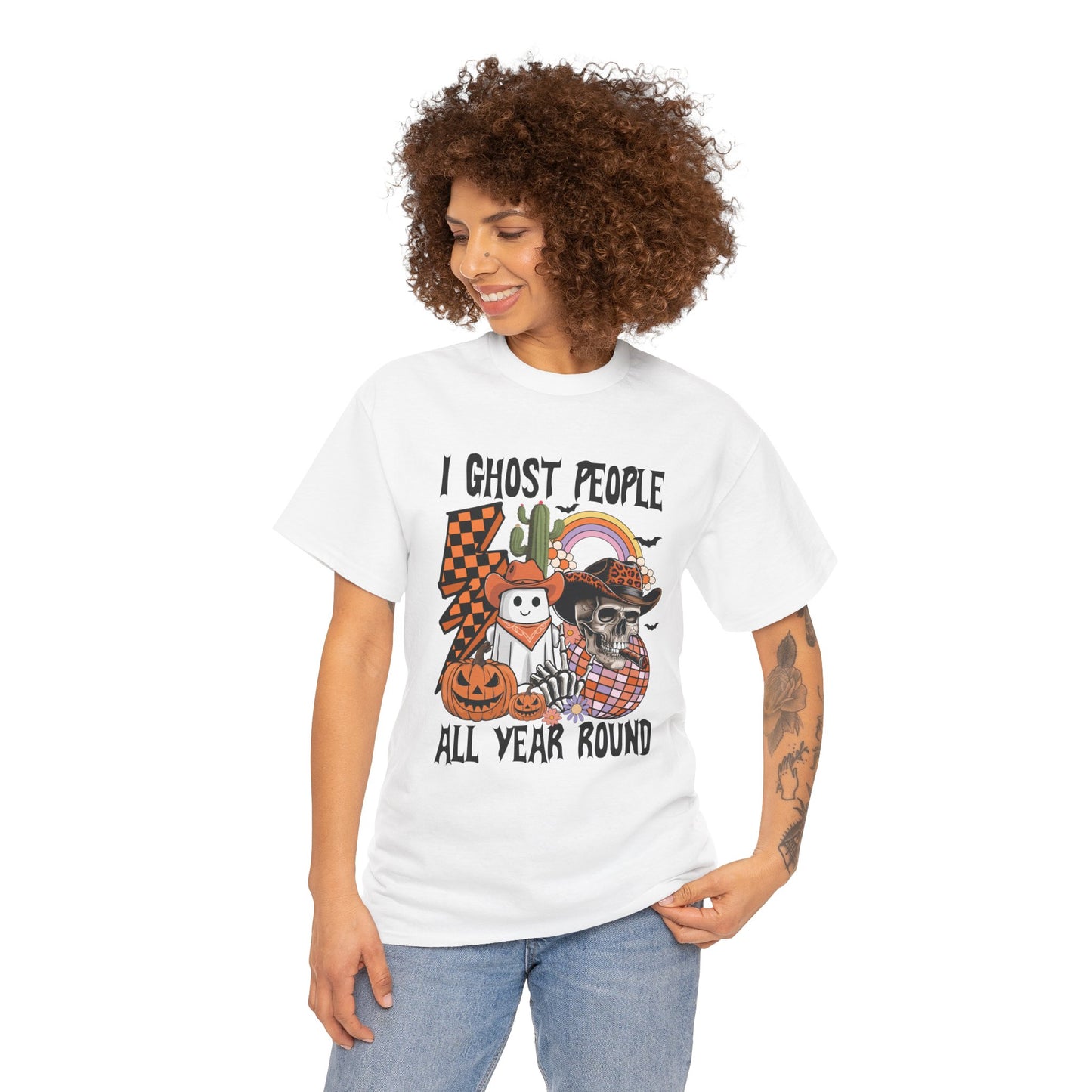 I Ghost People All Year Round Unisex Heavy Cotton T-Shirt