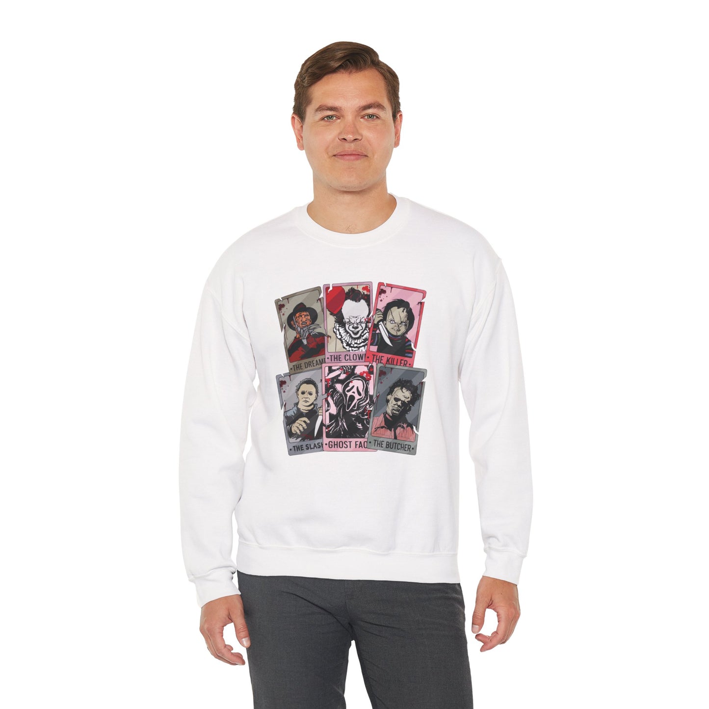Horror Legends Unisex Heavy Blend Crewneck Sweatshirt