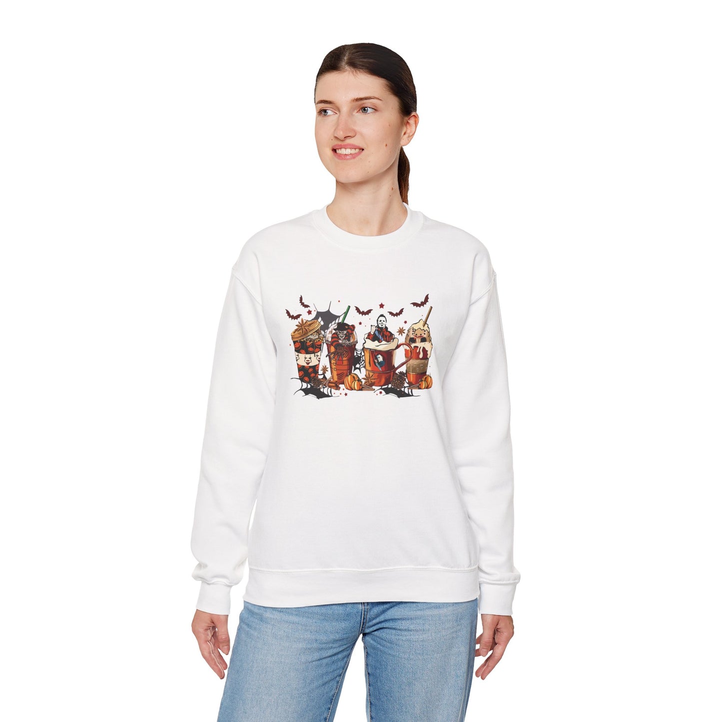 Slasher Coffee Unisex Heavy Blend Crewneck Sweatshirt