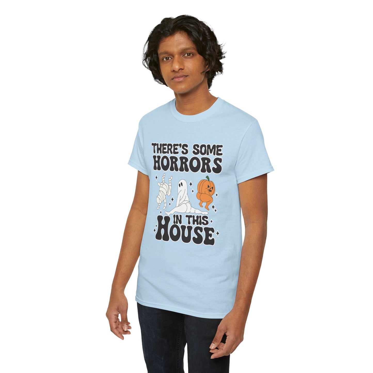 There's Some Horrors In This House Unisex Heavy Cotton T-Shirt