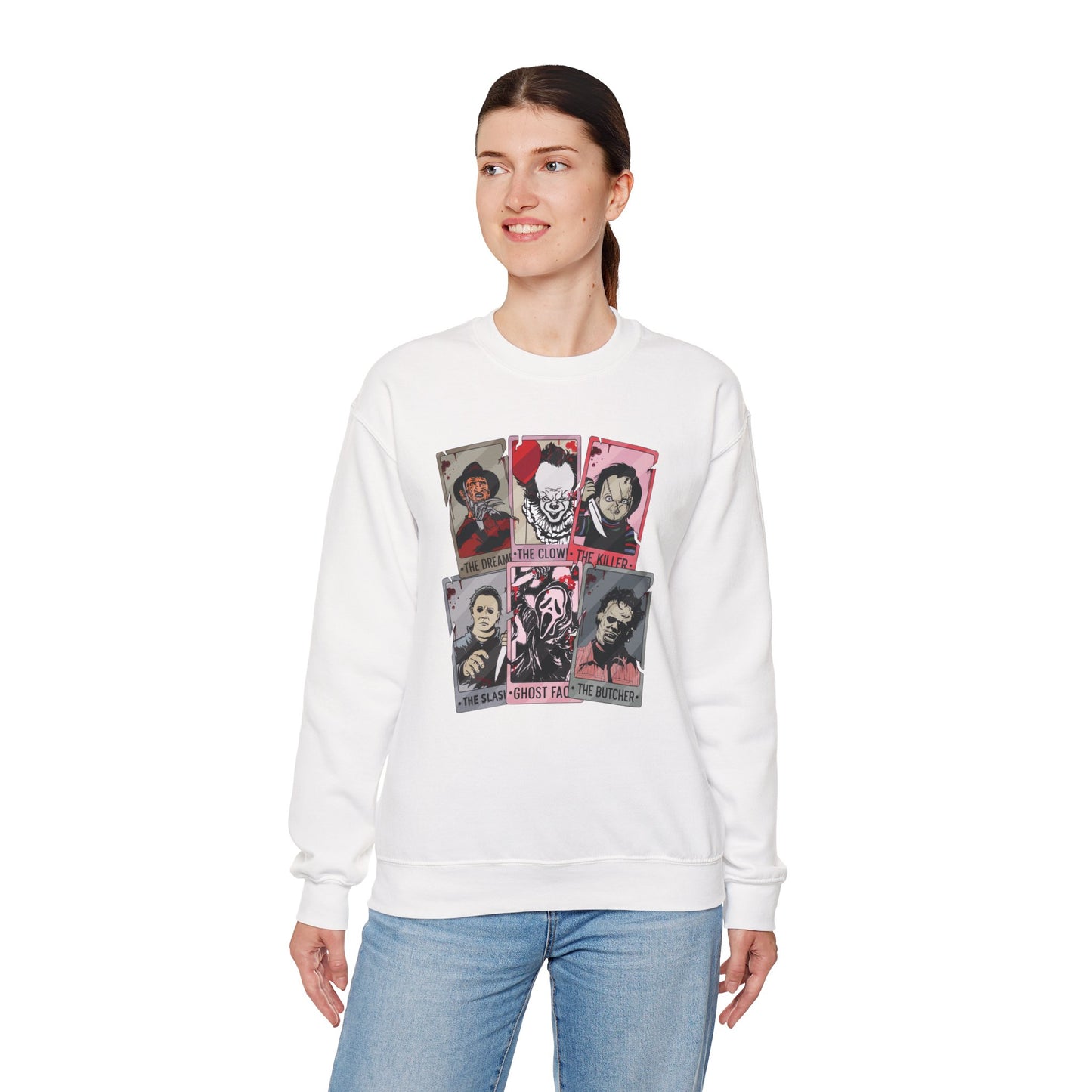 Horror Legends Unisex Heavy Blend Crewneck Sweatshirt