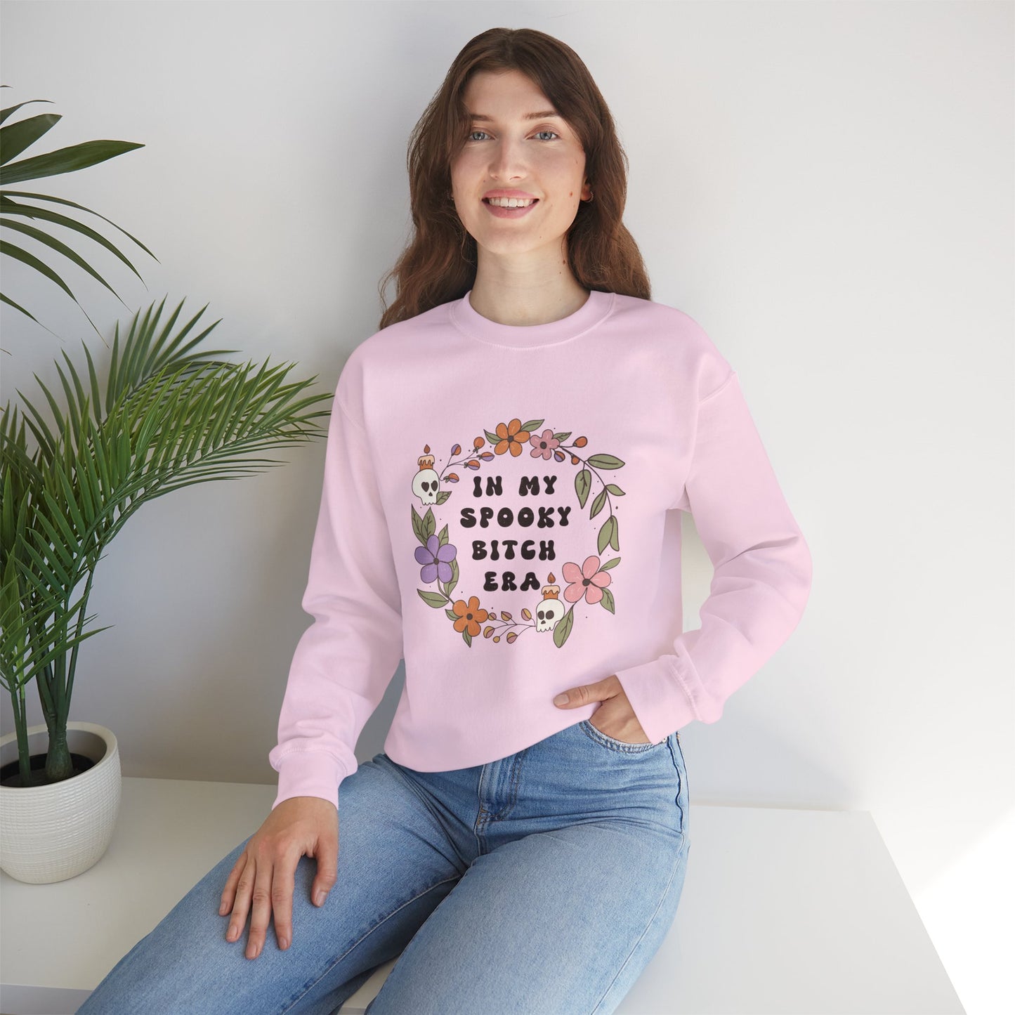 In My Spooky Bitch Era Unisex Heavy Blend Crewneck Sweatshirt