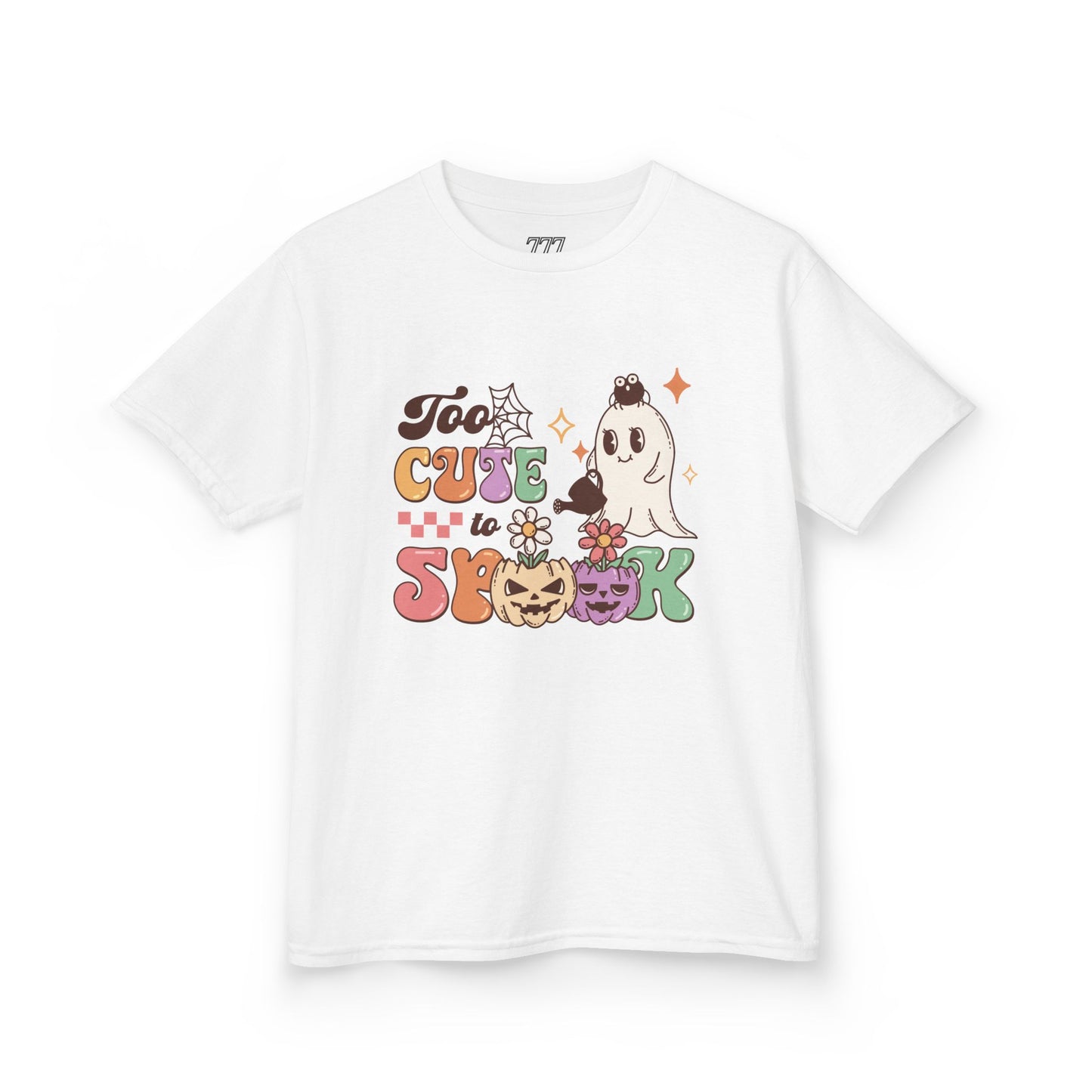 Too Cute To Spook Kids Heavy Cotton T-Shirt