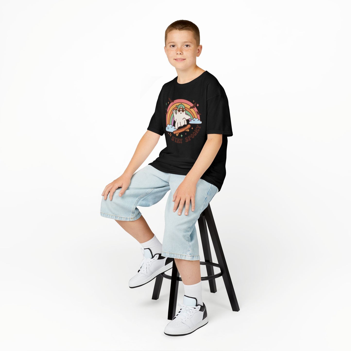 Ghost Skater Kids Heavy Cotton T-Shirt