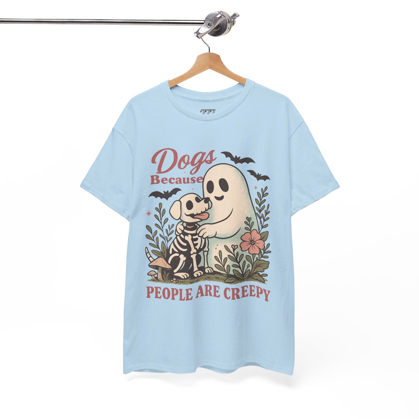 Dogs Because People Are Creepy Unisex Heavy Cotton T-Shirt