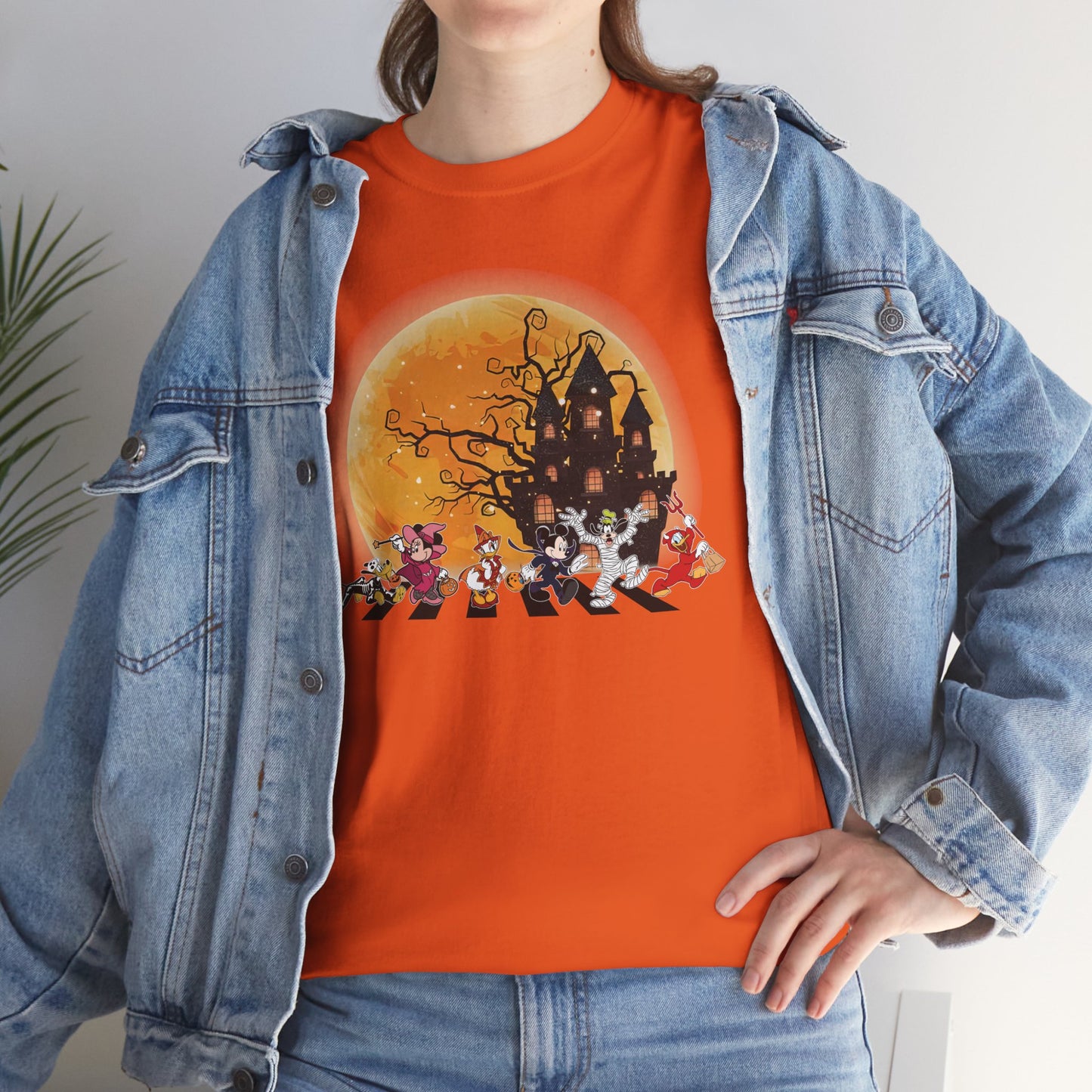 Haunted Crosswalk Unisex Heavy Cotton T-Shirt
