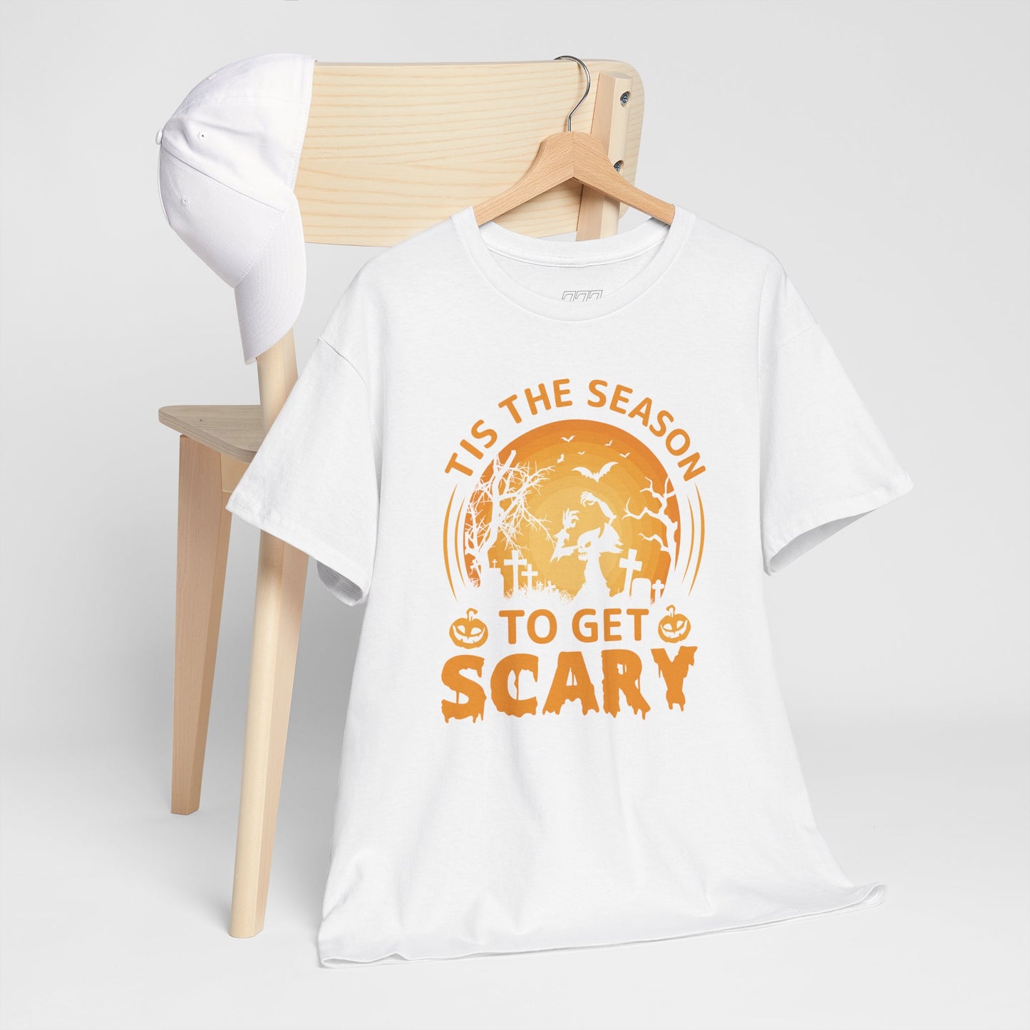 Tis The Season To Get Scary Unisex Heavy Cotton T-Shirt