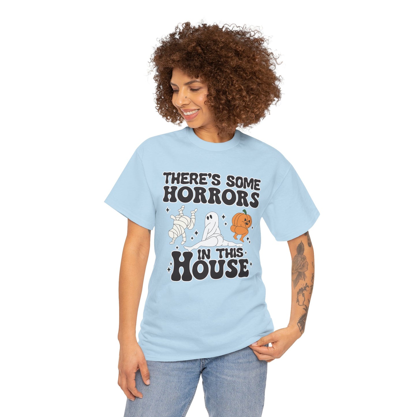 There's Some Horrors In This House Unisex Heavy Cotton T-Shirt