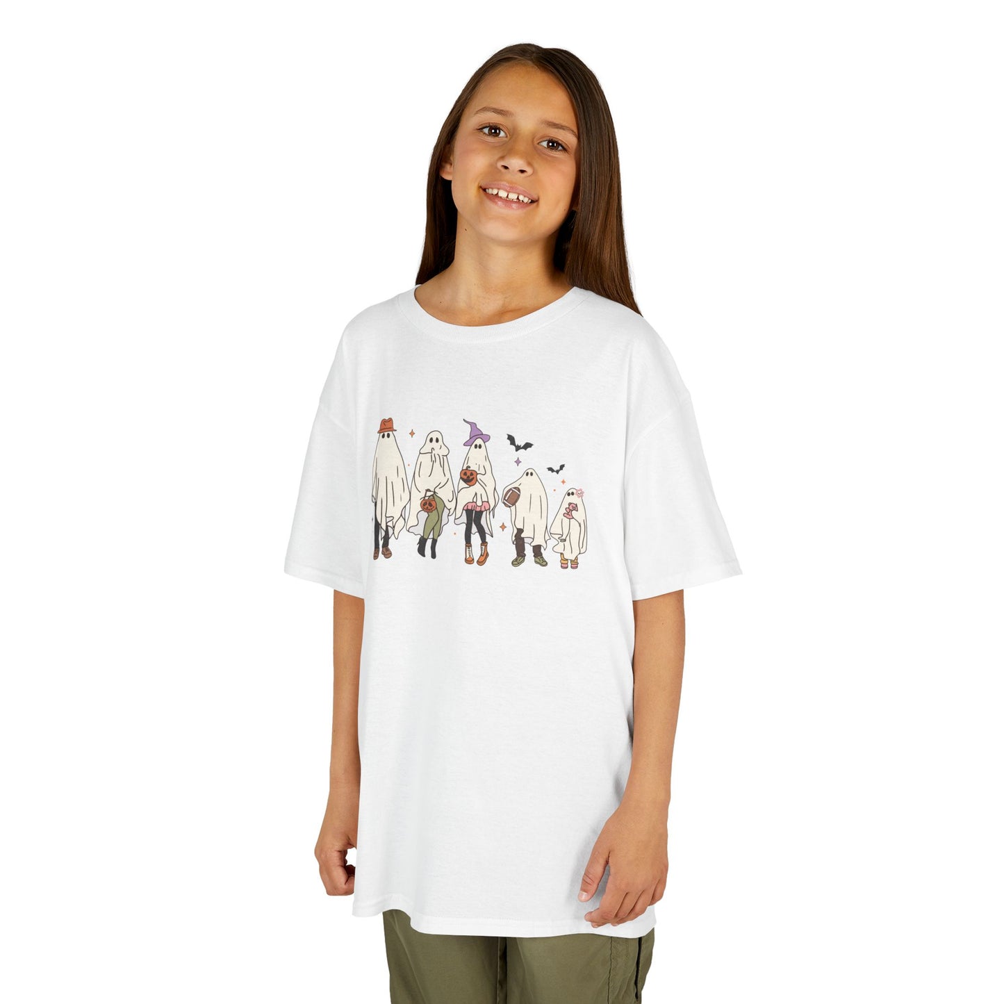 Ghost Family Kids Heavy Cotton T-Shirt