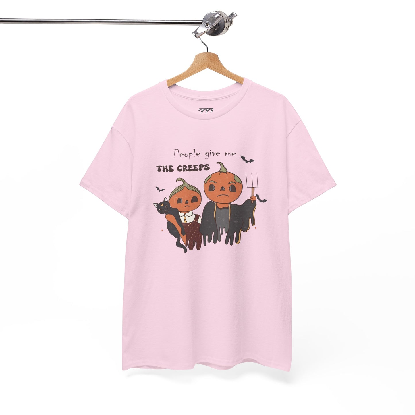 People Give Me The Creeps Unisex Heavy Cotton T-Shirt