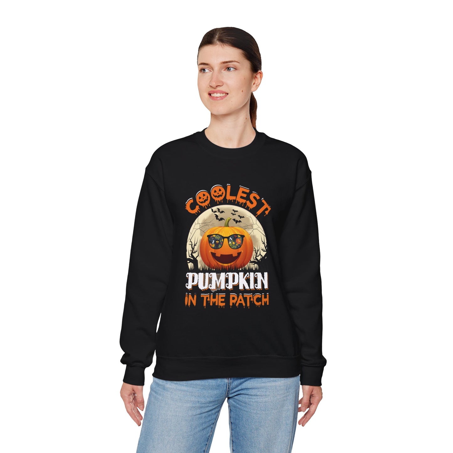 Coolest Pumpkin In The Patch Unisex Heavy Blend Crewneck Sweatshirt