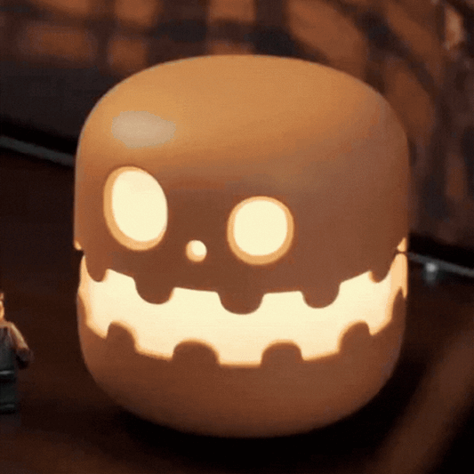 Eerie Pumpkin Lamp