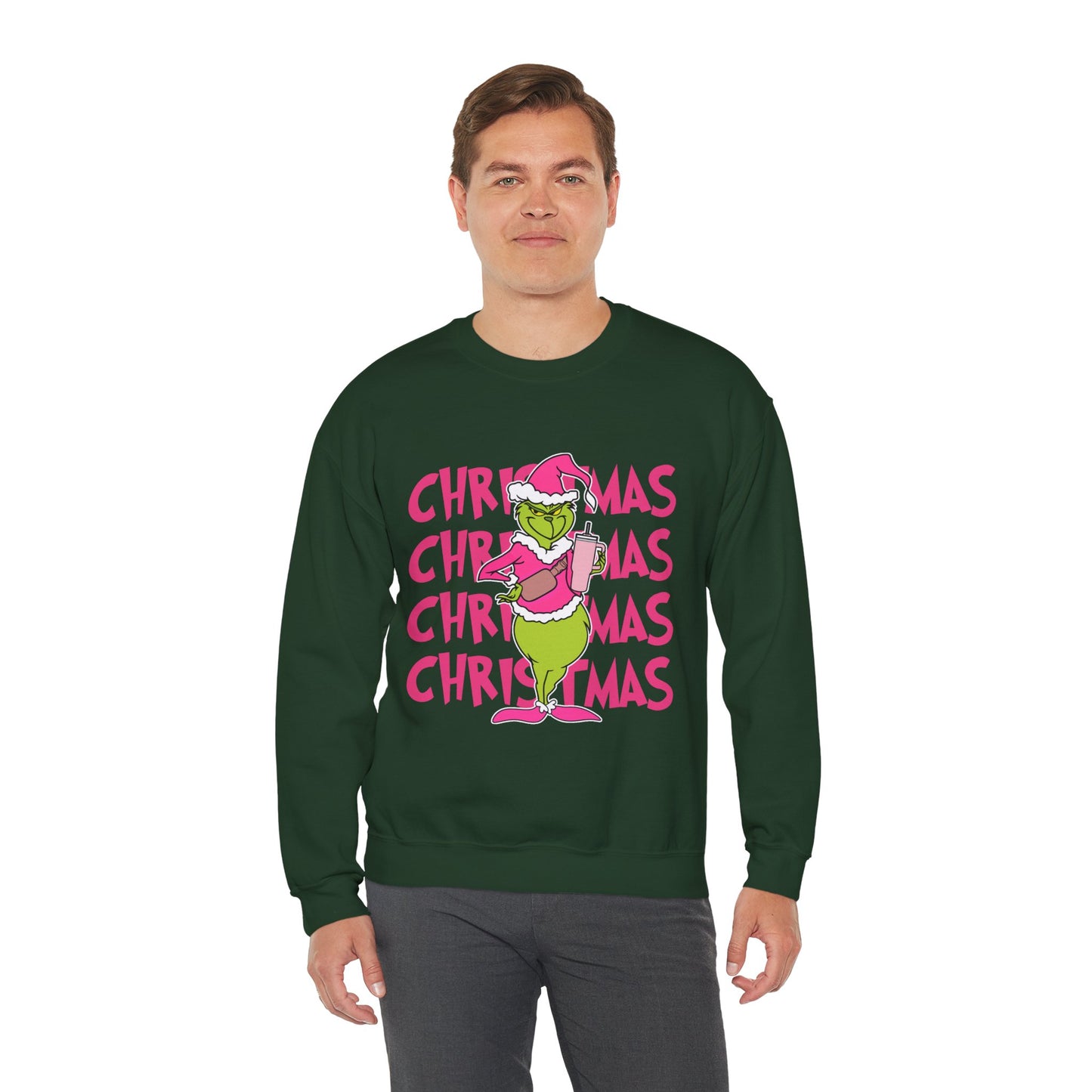 Grinchmas Unisex Heavy Blend Crewneck Sweatshirt