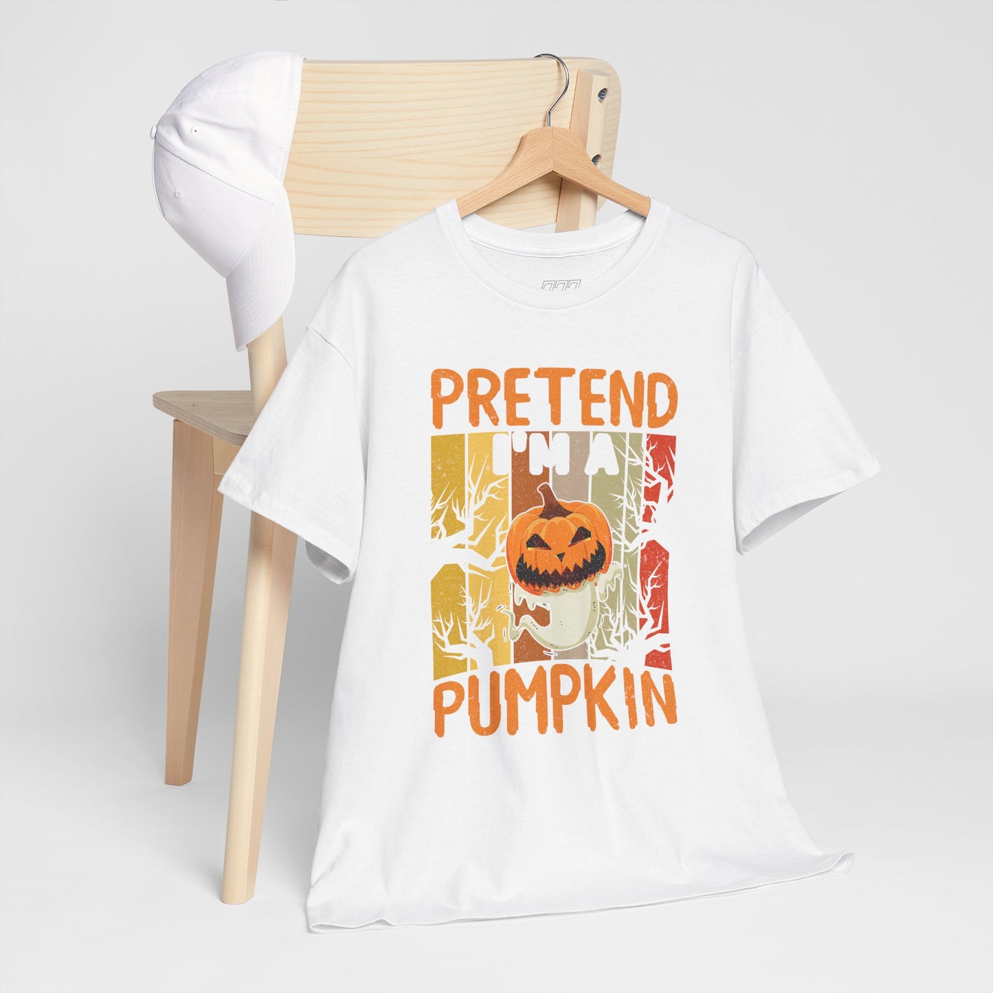 Pretend I'm A Pumpkin Unisex Heavy Cotton T-Shirt