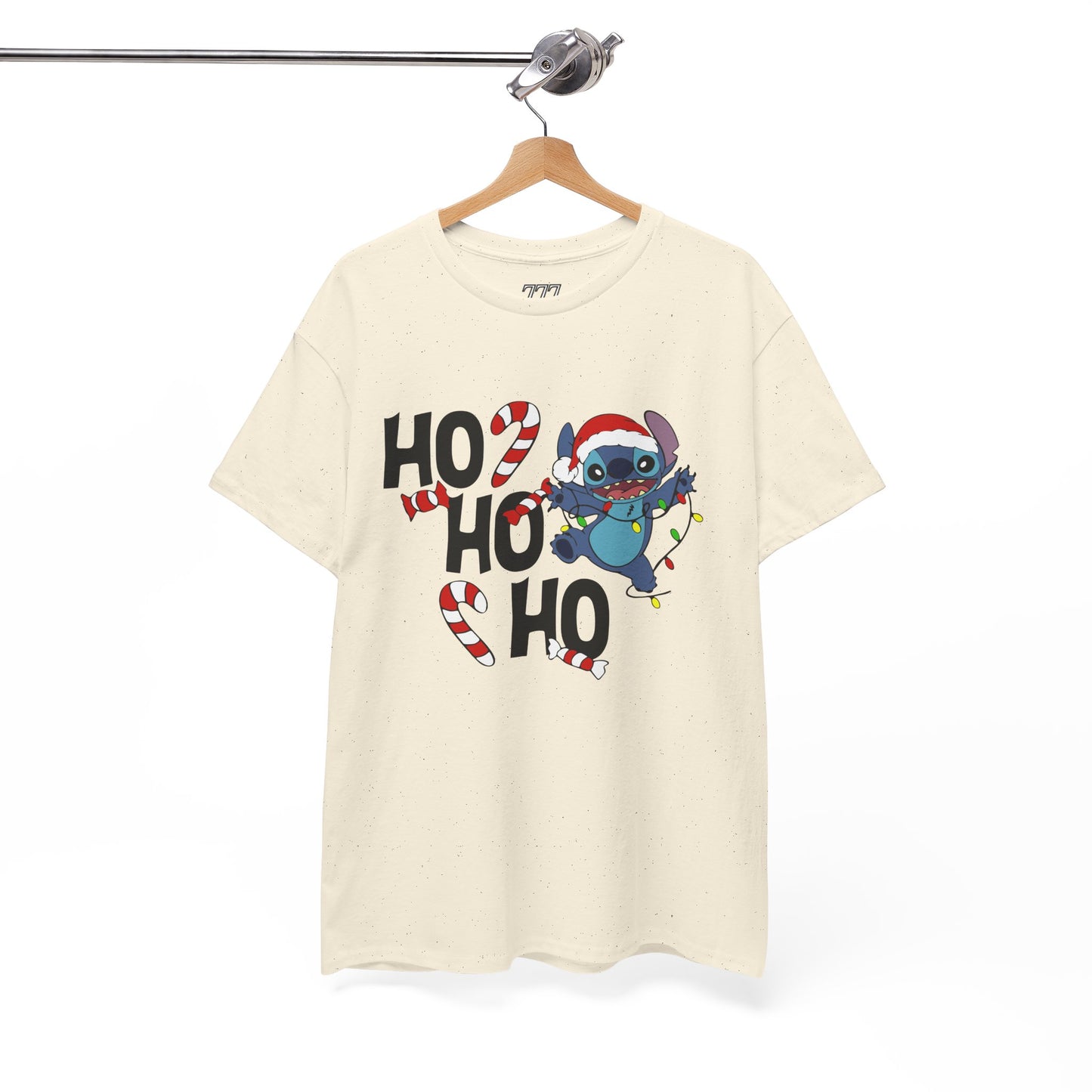 Ho Ho Ho Christmas Alien T-Shirt – Festive Unisex Heavy Cotton Holiday Tee