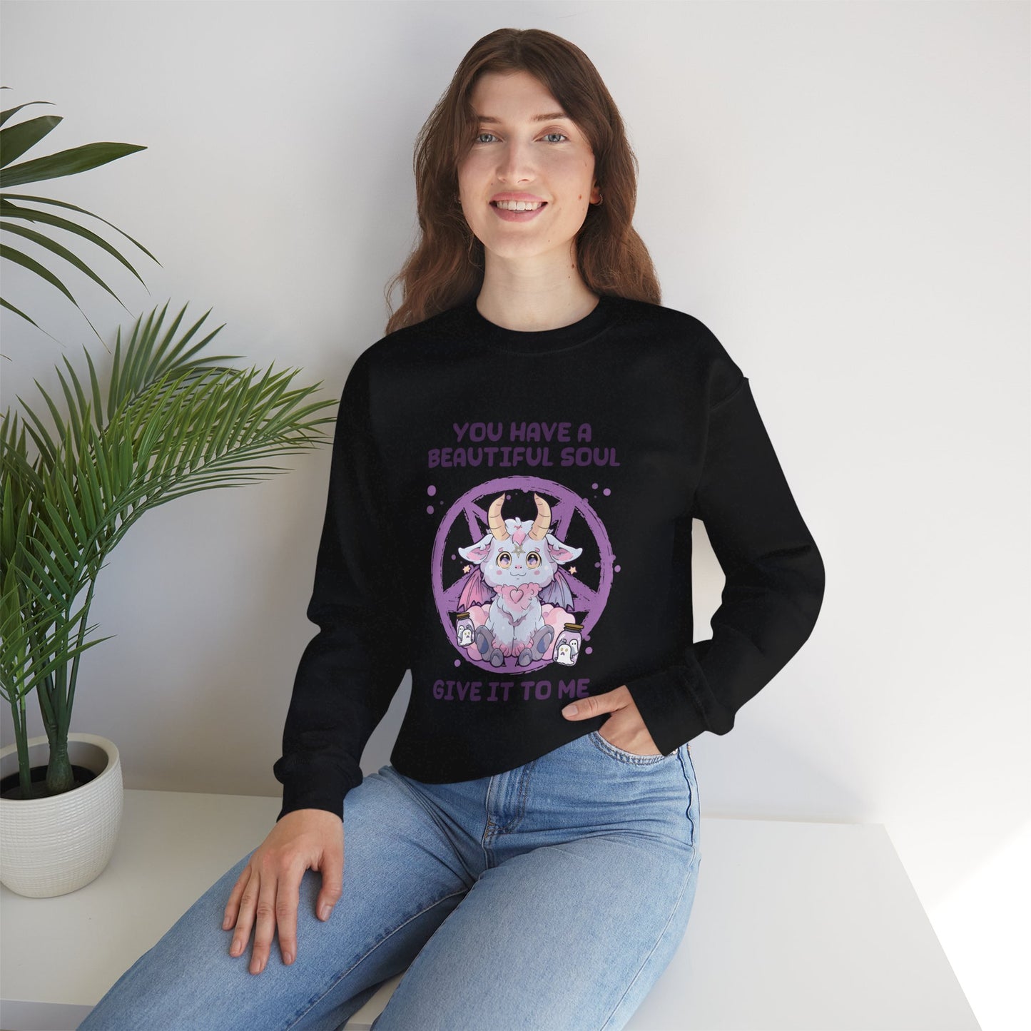 You Have Beautiful Soul, Give It To Me Women's Heavy Blend Crewneck Sweatshirt