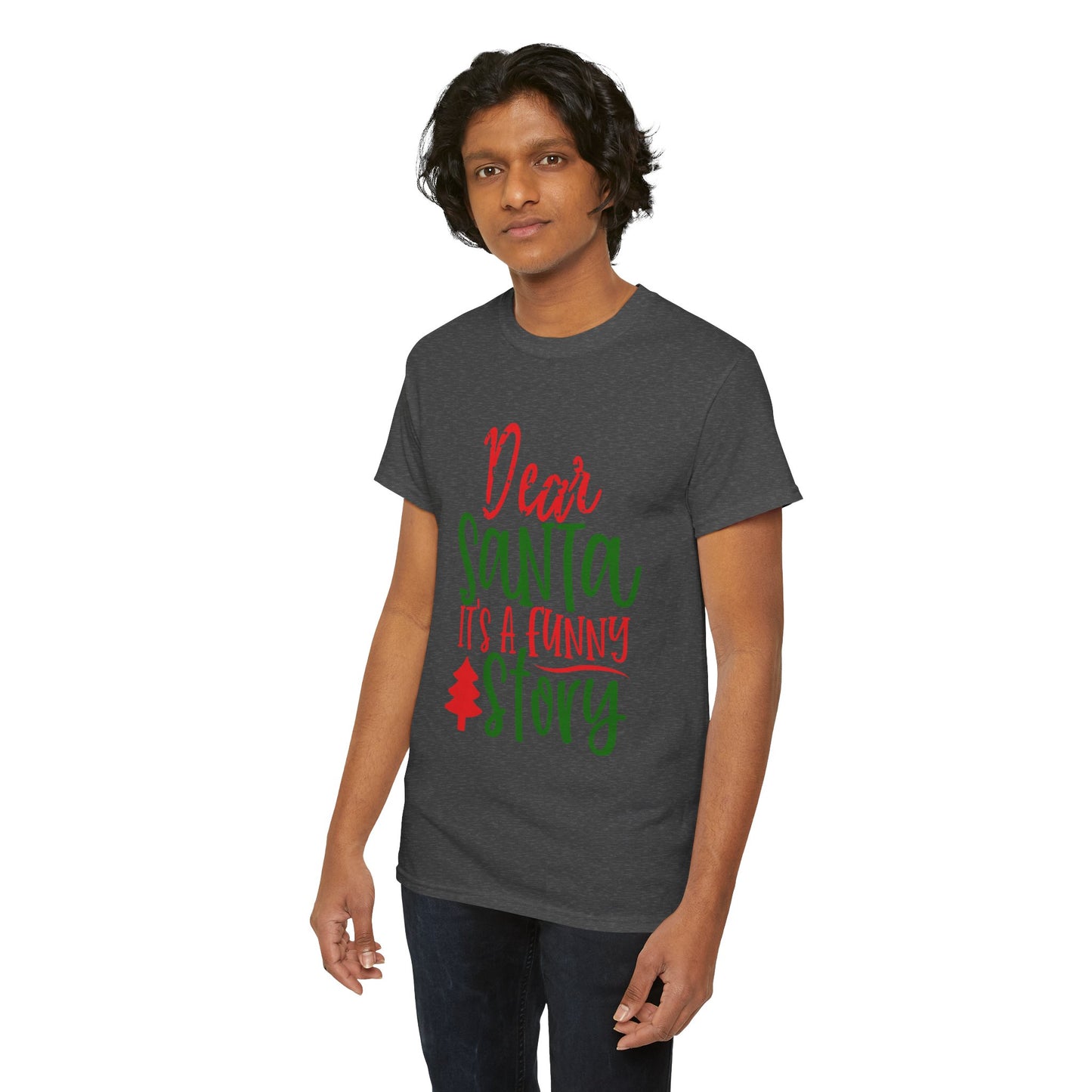 Dear Santa It’s a Long Story Christmas T-Shirt – Funny Holiday Tee (Unisex)
