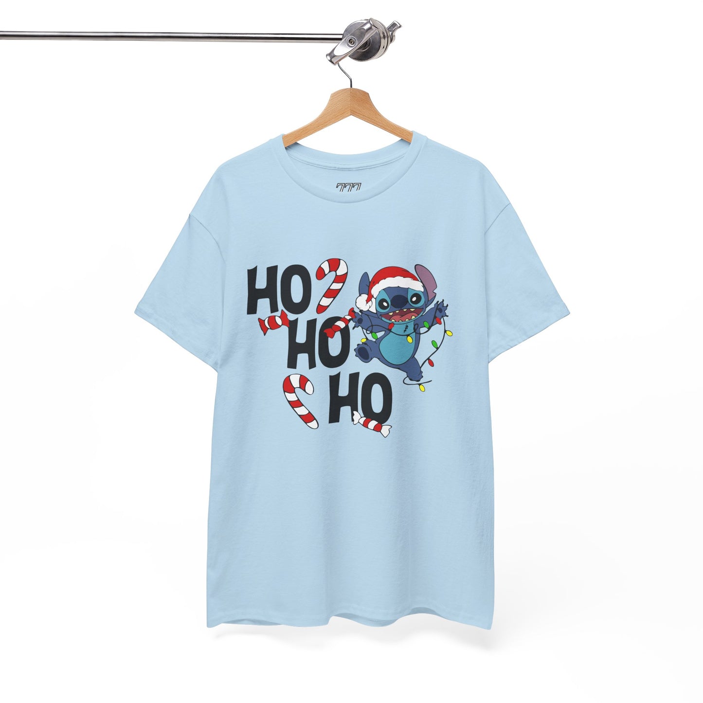 Ho Ho Ho Christmas Alien T-Shirt – Festive Unisex Heavy Cotton Holiday Tee