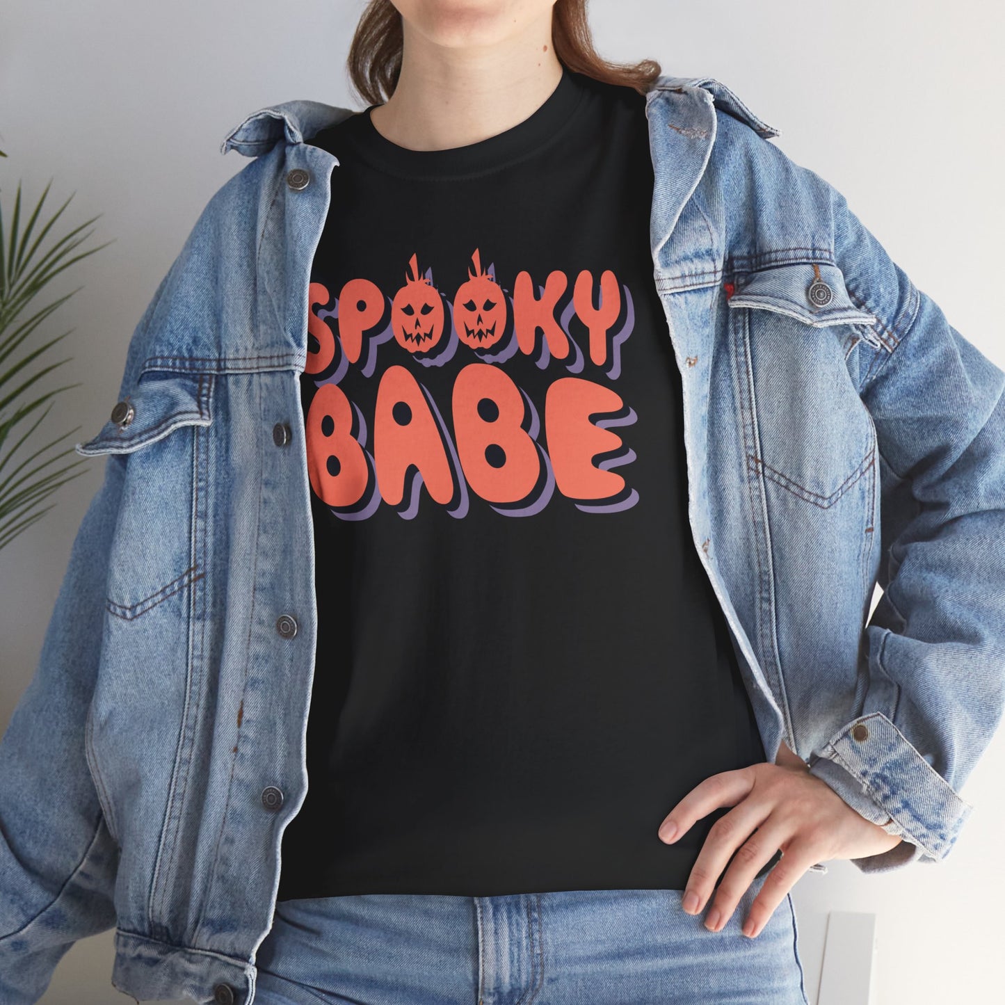Spooky Babe Women’s Heavy Cotton T-Shirt