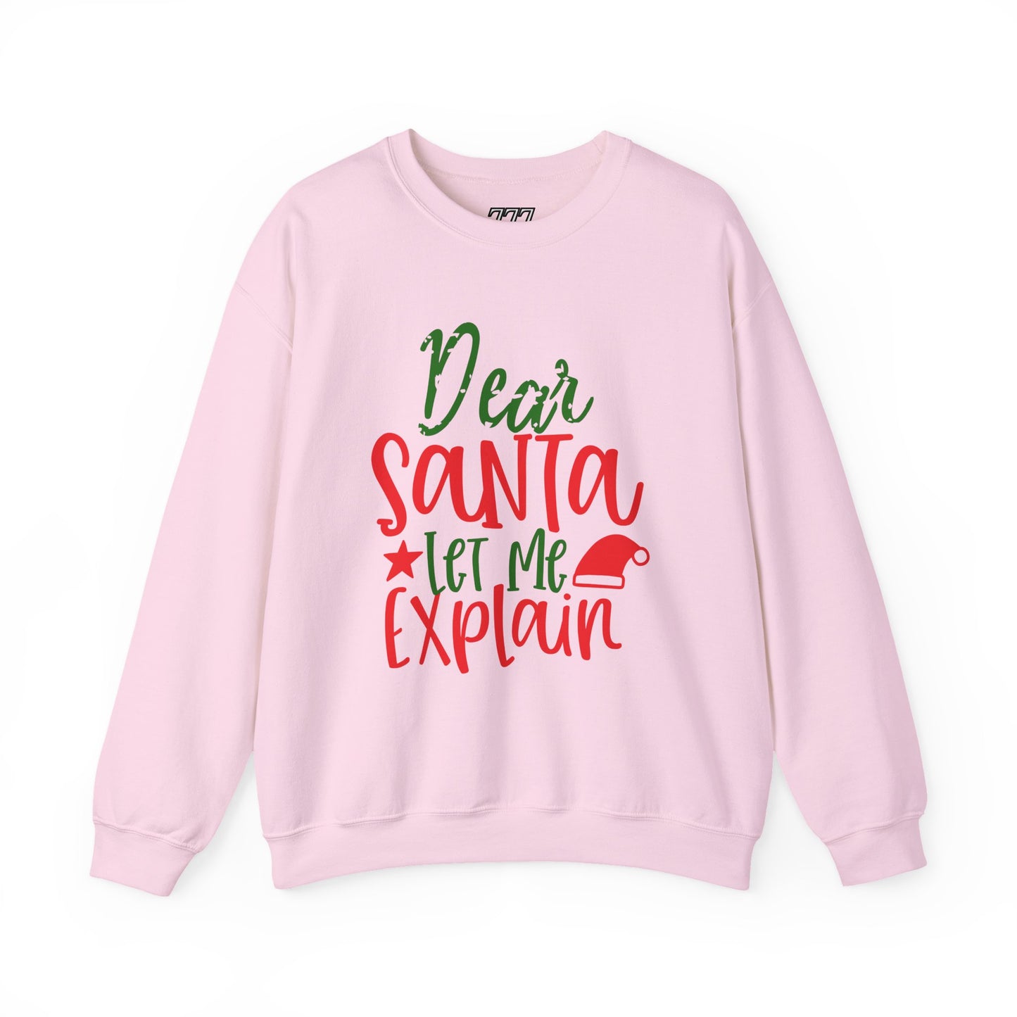 Dear Santa Let Me Explain Sweatshirt – Funny Christmas Unisex Heavy Blend Crewneck