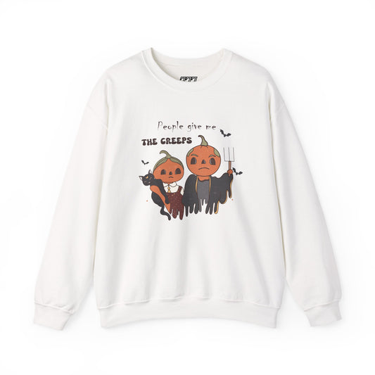 People Give Me The Creeps Unisex Heavy Blend Crewneck Sweatshirt