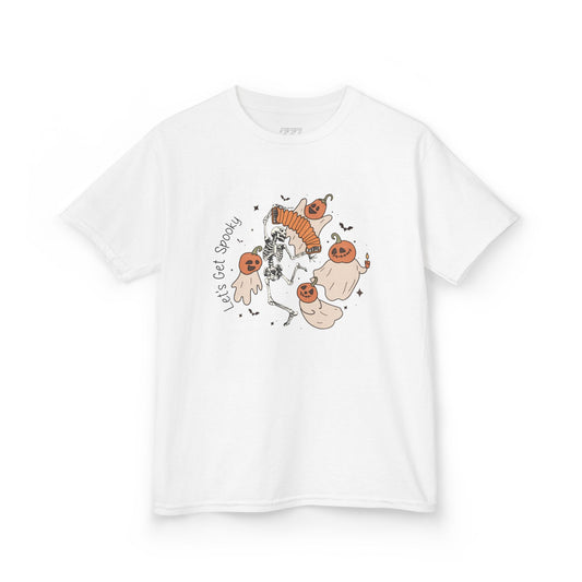 Lets Get Spooky Kids Heavy Cotton T-Shirt