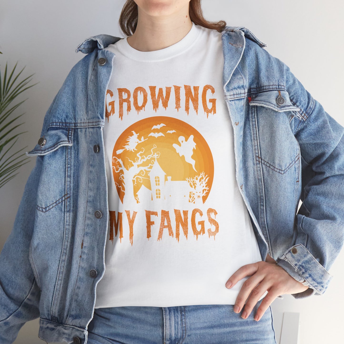 Growing My Fangs Unisex Heavy Cotton T-Shirt