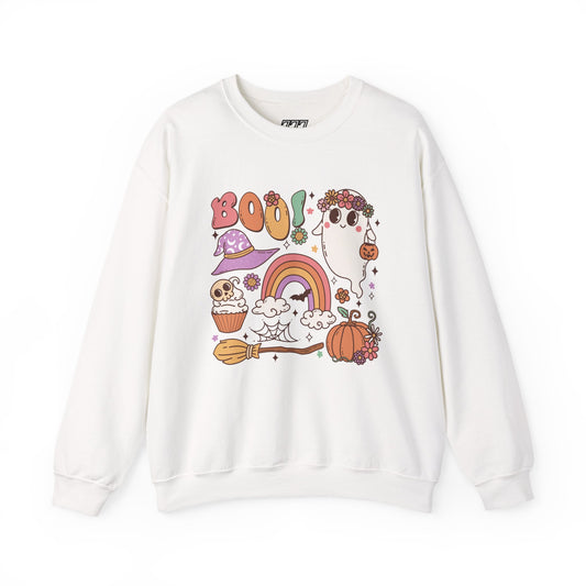 Boo Women's Heavy Blend Crewneck Sweatshirt
