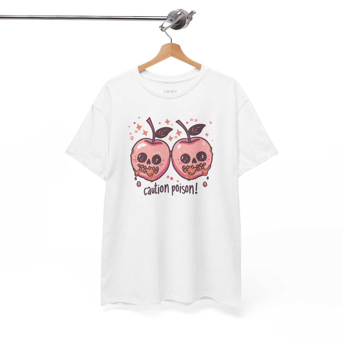 Caution Poison Unisex Heavy Cotton T-Shirt
