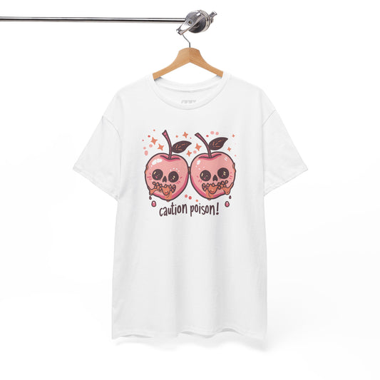 Caution Poison Unisex Heavy Cotton T-Shirt