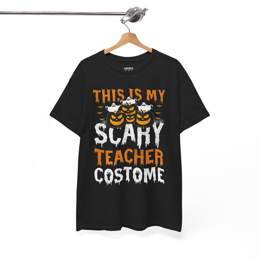 This Is My Scary Teacher Costume Unisex Heavy Cotton T-Shirt